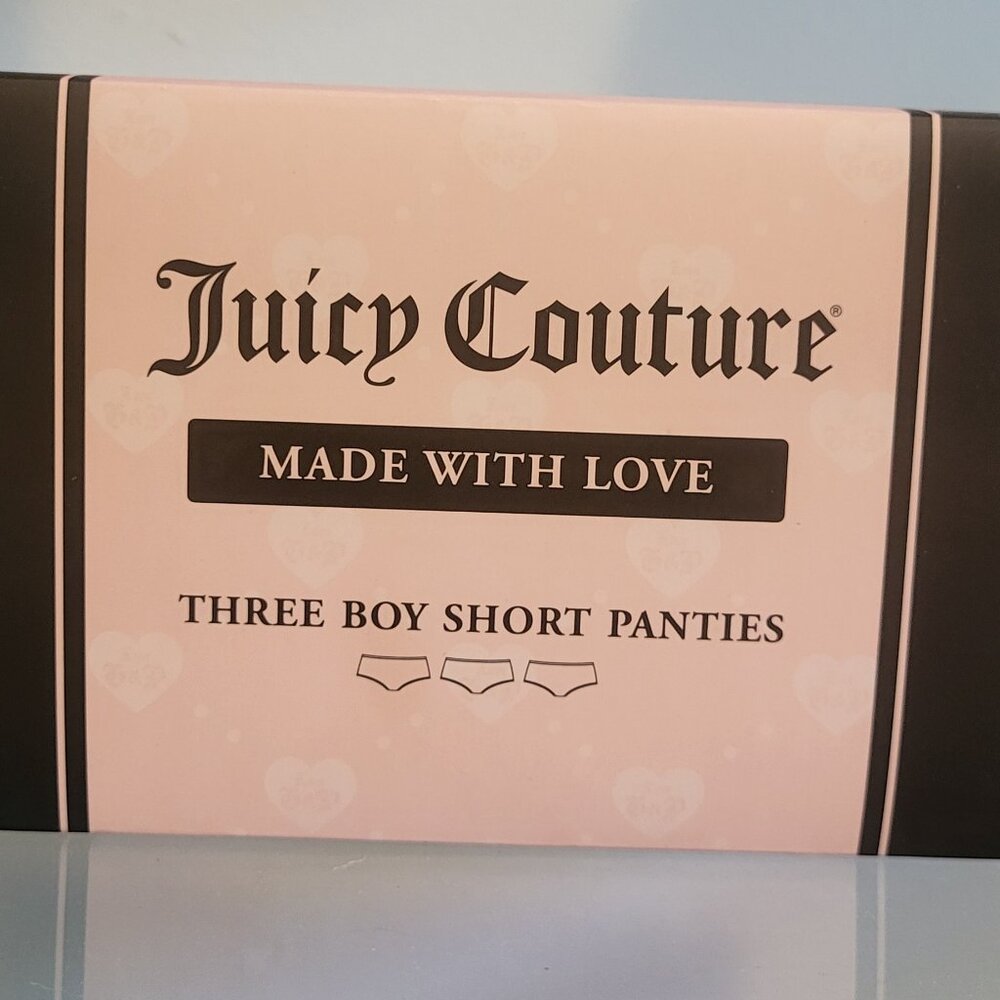 Set of 2 Juicy Couture Boxes- Heart Necklace Magnet box & S Choco Bar Panty box - Picture 2 of 6